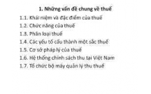 Bài giảng môn Thuế của Ths Đoàn Tranh