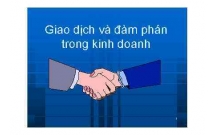 Tài liệu ôn tập Giao Dịch Và Đàm Phán Trong KD