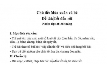 CHỦ ĐỀ : Bé làm ca sĩ