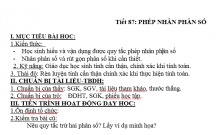 TOÁN LỚP 6 PHÉP NHÂN PHÂN SỐ