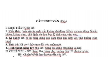 NGỮ VĂN : CÂU NGHI VẤN (Tiếp)