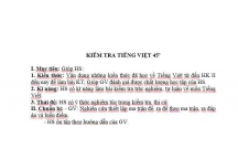 NGỮ VĂN : ĐỀ KIỂM TRA HK2 (T2)