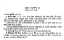 NGỮ VĂN : ĐỌC HIỂU VĂN BẢN HỊCH TƯỚNG SĨ