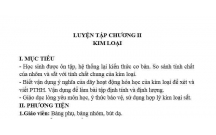 HÓA HỌC : ÔN TẬP  KIM LOẠI