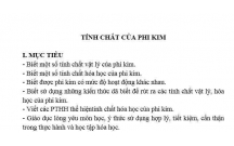 HÓA HỌC : PHI KIM