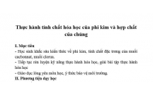 HÓA HỌC : THỰC HÀNH phi kim