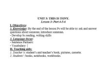 THIS IS TONY: Đây là Tony - Lesson 6