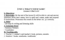 Tiếng anh 3 Bạn tên gì ? What's your name - Lesson 5