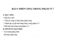 TOÁN LỚP 1 : PHÉP CỘNG   (  TỔNG LÀ 7)