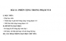 TOÁN LỚP 1 : PHÉP CỘNG ( TỔNG LÀ 8)