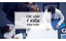 Các loại ý kiến kiểm toán