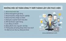 Doanh nghiệp mới thành lập cần lưu ý những vấn đề sau.