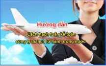 Hạch toán kế toán tại công ty du lịch