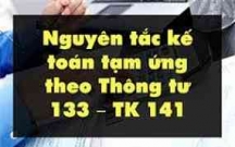 Hạch toán kế toán tạm ứng theo Thông tư 133/2016