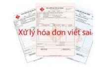 Hóa đơn viết sai xử lý như thế nào?