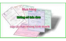 Mua hàng của cá nhân không có hóa đơn xử lý như thế nào?