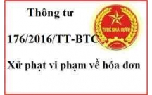 Thông tư 176/2016/TT-BTC