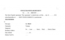 STOCK TRANSFER ARGREEMENT